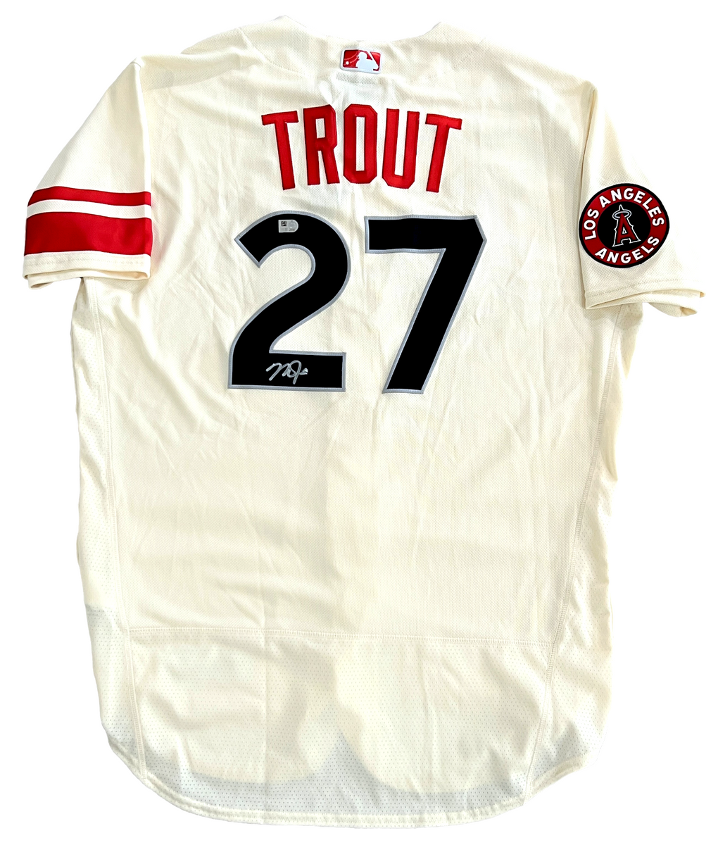 Mike Trout Los Angeles Angels Signed Authentic Nike City Connect Jerse Diamond Legends Online