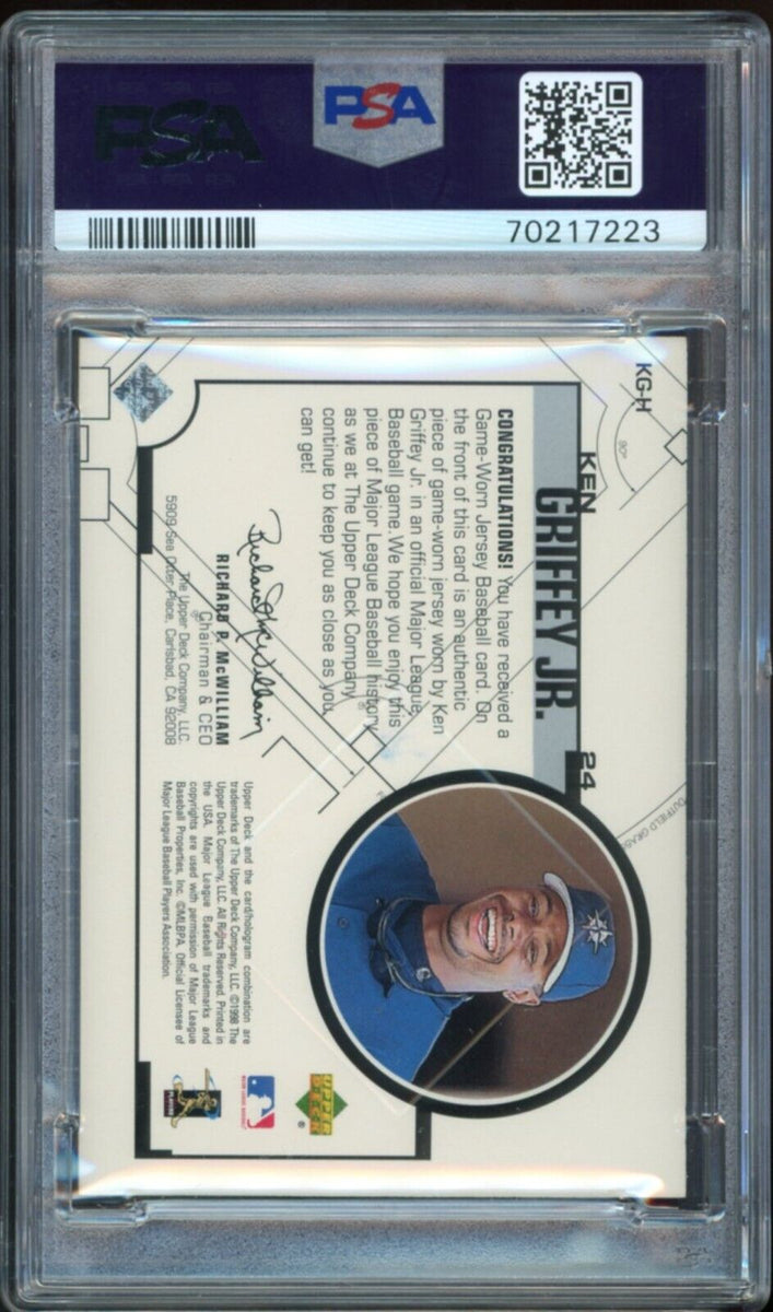 2002 Upper Deck - All-Star Game Salute Jerseys #SJ-KG - Ken Griffey Jr.  [PSA 10 GEM MT]