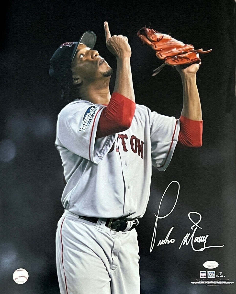 Pedro Martinez Autographed Boston Red Sox Nike Jersey w/2004 World Series  Patch – KBK Sports