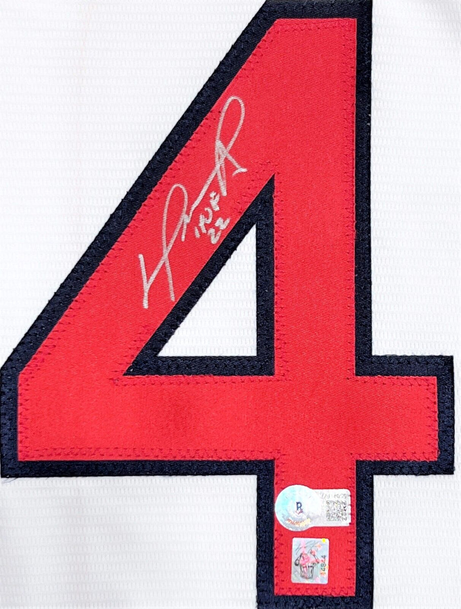 David Ortiz Signed Red Sox White Nike Baseball Jersey