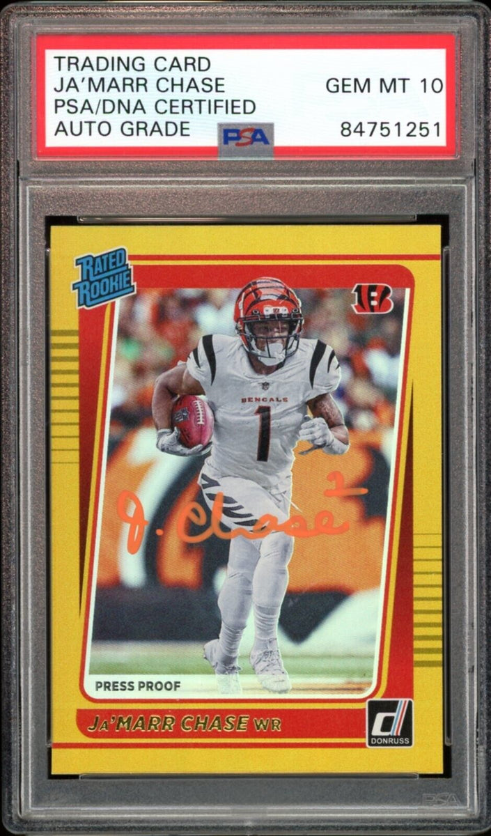 2021 Panini Donruss #262 Ja'Marr Chase Rookie Card - Rated Rookie