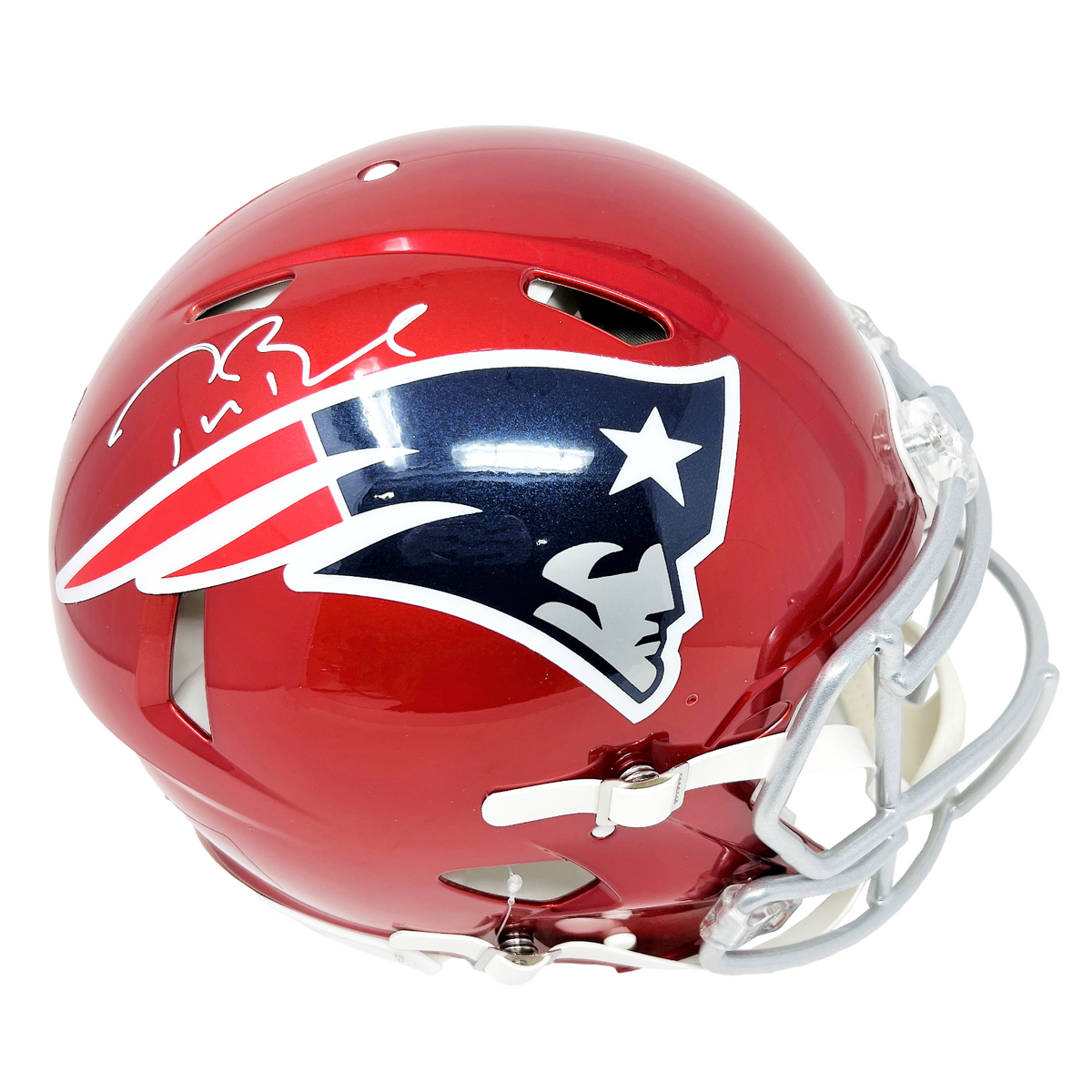 TOM BRADY Autographed New England Patriots Flash Speed Authentic Helmet  FANATICS - Game Day Legends