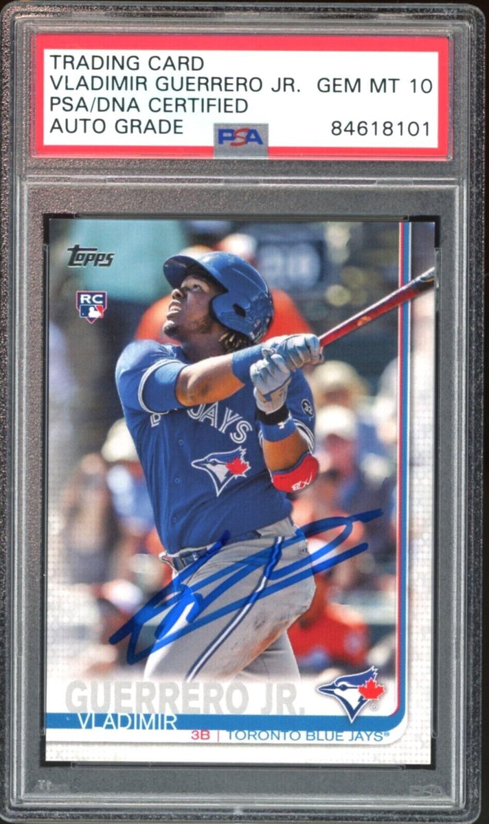 Vladimir Guerrero Jr. Toronto Blue Jays Autographed 2019 Topps