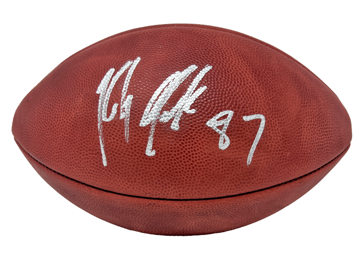 Rob Gronkowski New England Patriots Autographed Wilson Super Bowl LI Pro  Football