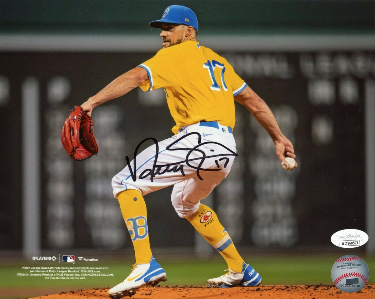 Nathan Eovaldi Boston Red Sox Signed City Connect Jersey 8x10