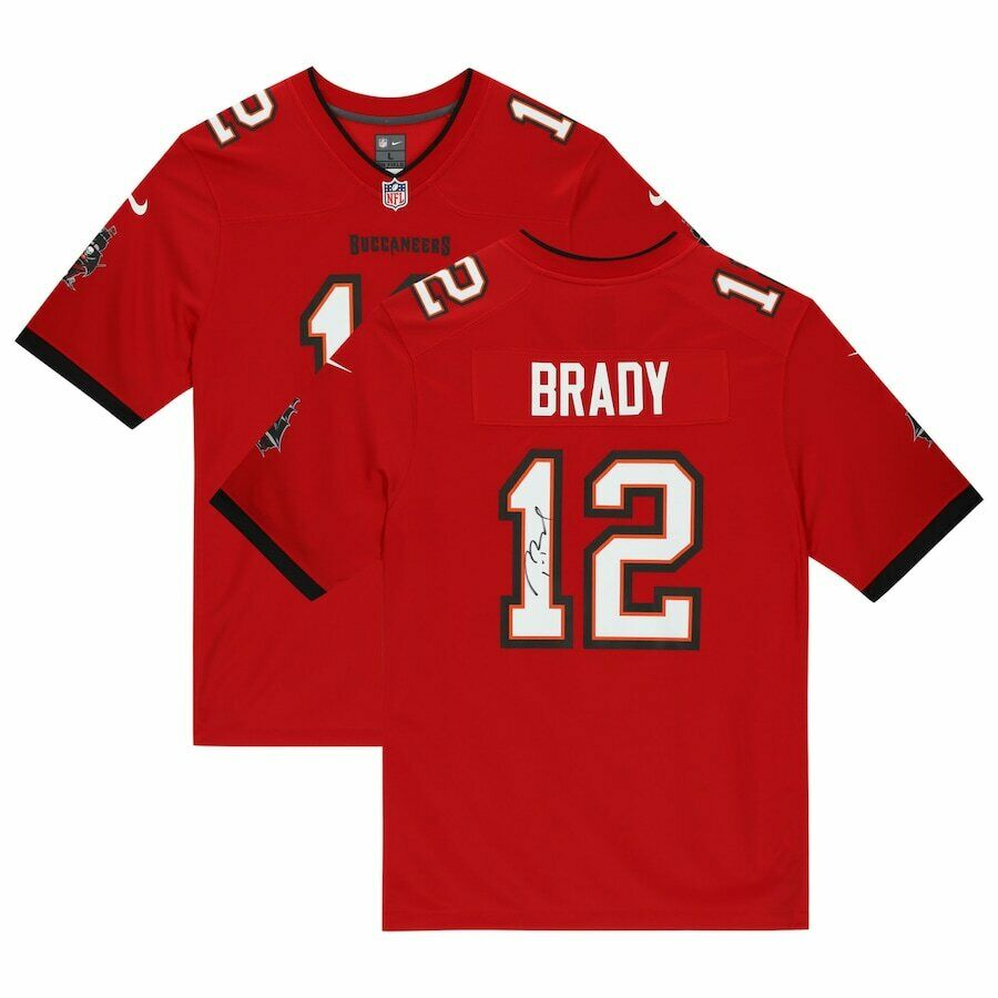 Tom Brady Tampa Bay Buccaneers Signed Autograph Nike Red Jersey Fanati –  Diamond Legends Online