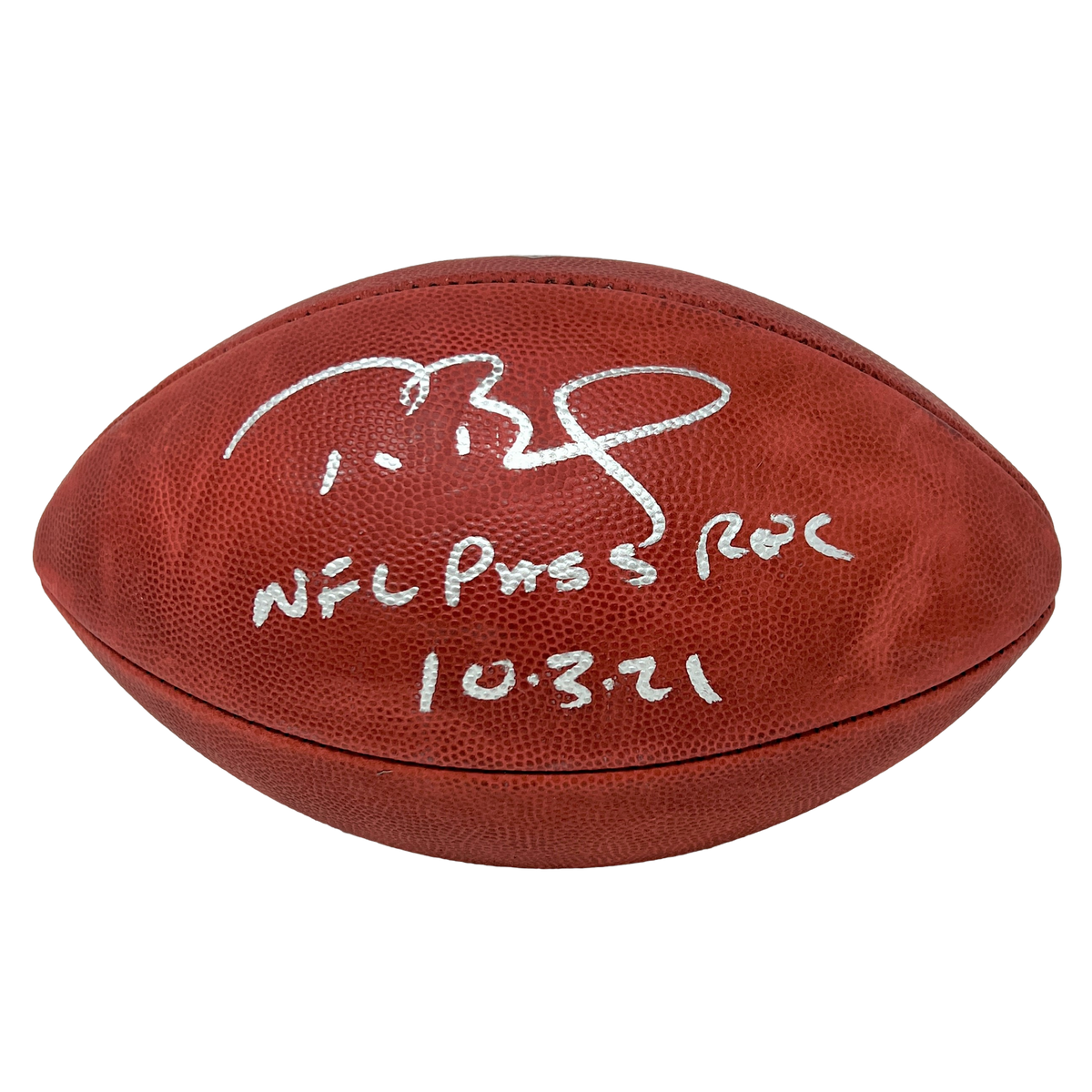 Tom Brady Autographed Footballs, Signed Tom Brady Inscripted Footballs