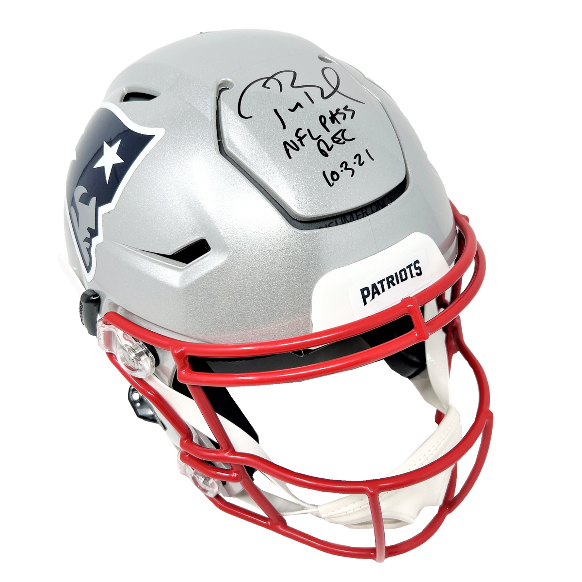 Tom Brady Buccaneers Signed NFL Pass Record Speed Flex Authentic Helme –  Diamond Legends Online