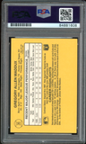 1987 Donruss Rated Rookie Greg Maddux Professor On Card PSA/DNA Auto GEM MINT 10
