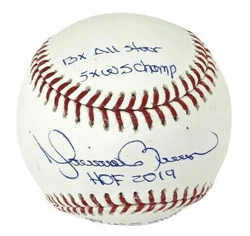 Mariano Rivera New York Yankees Signed OMLB Career Stat Multi-Insc