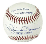 Mariano Rivera New York Yankees Signed OMLB Career Stat Multi-Insc Baseball JSA
