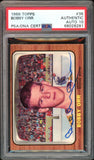 1966 Topps #35 Bobby Orr Boston Bruins RC On Card PSA/DNA Authentic Auto 10