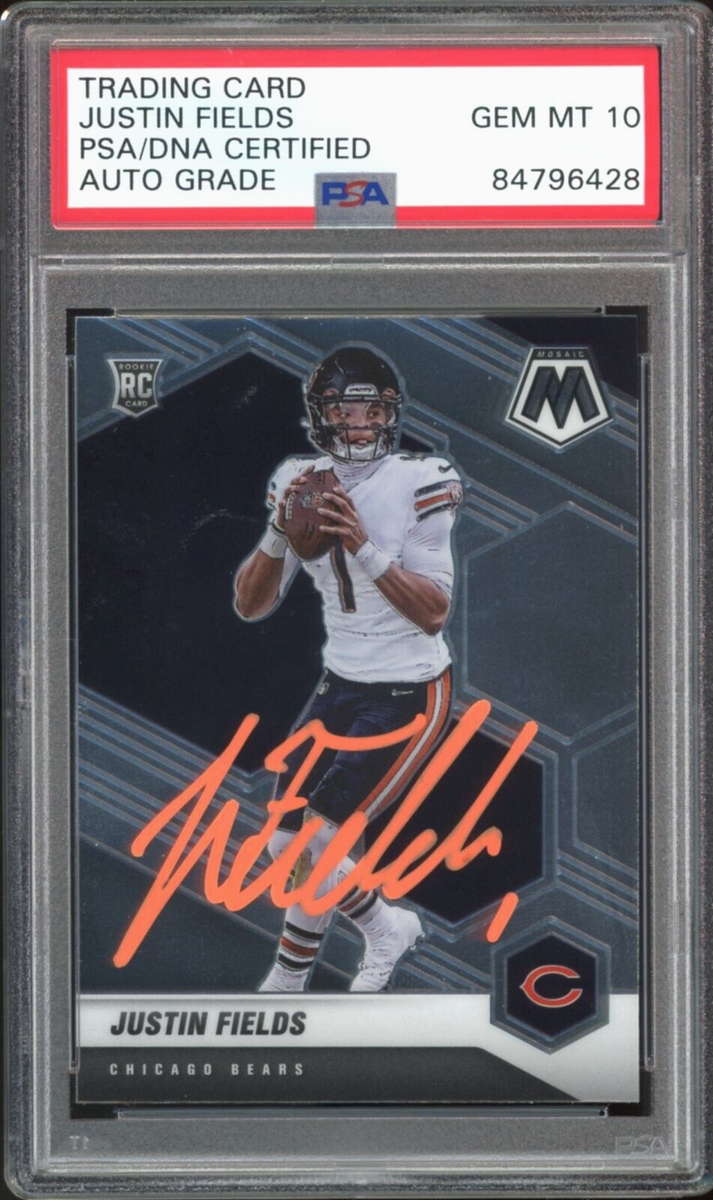 At Auction: SGC 9 (Mint) 2021 Panini Phoenix Rookie Rising Justin Fields RC