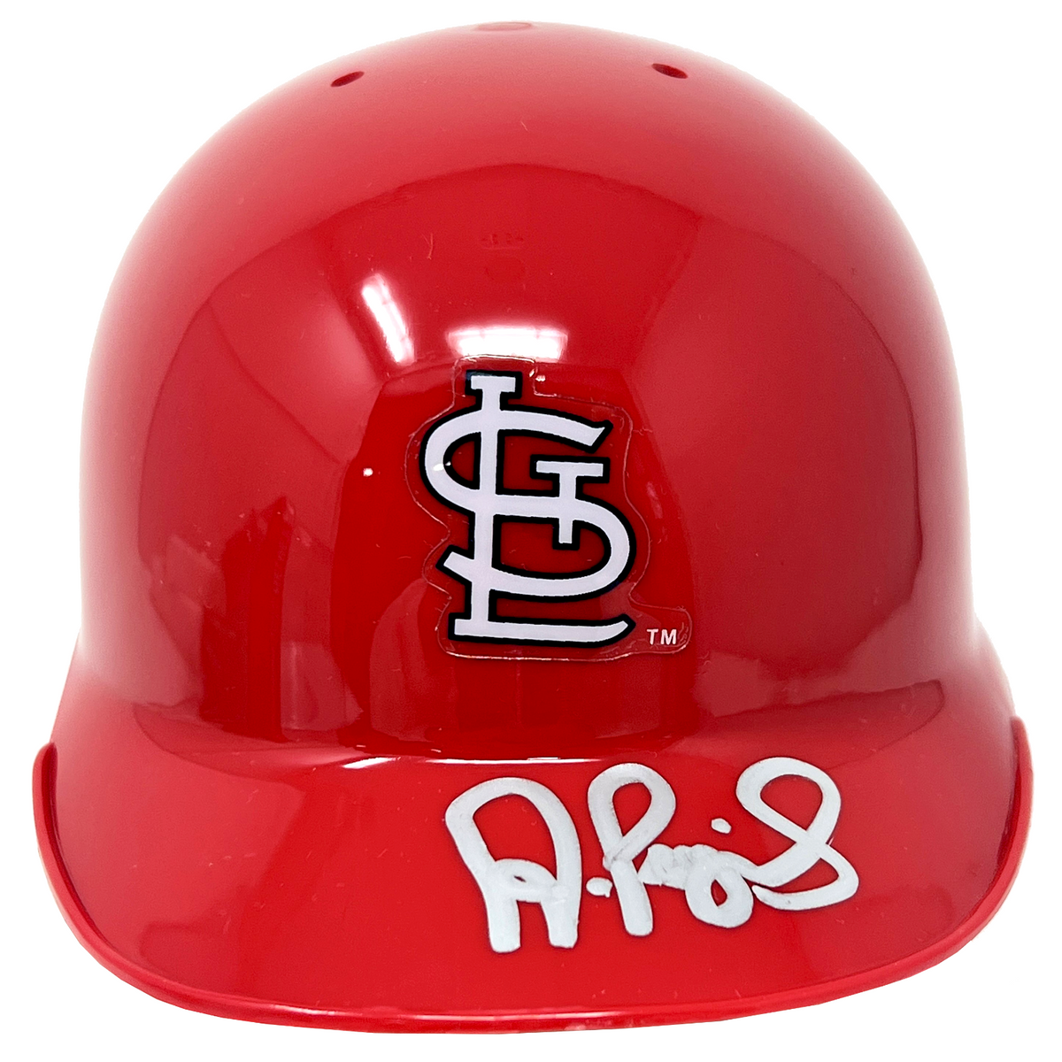 Albert Pujols St Louis Cardinals Signed Riddell Mini Baseball