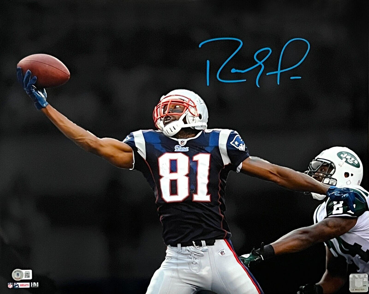 Randy Moss New England Patriots Signed New England Patriots Chrome Spe —  Ultimate Autographs