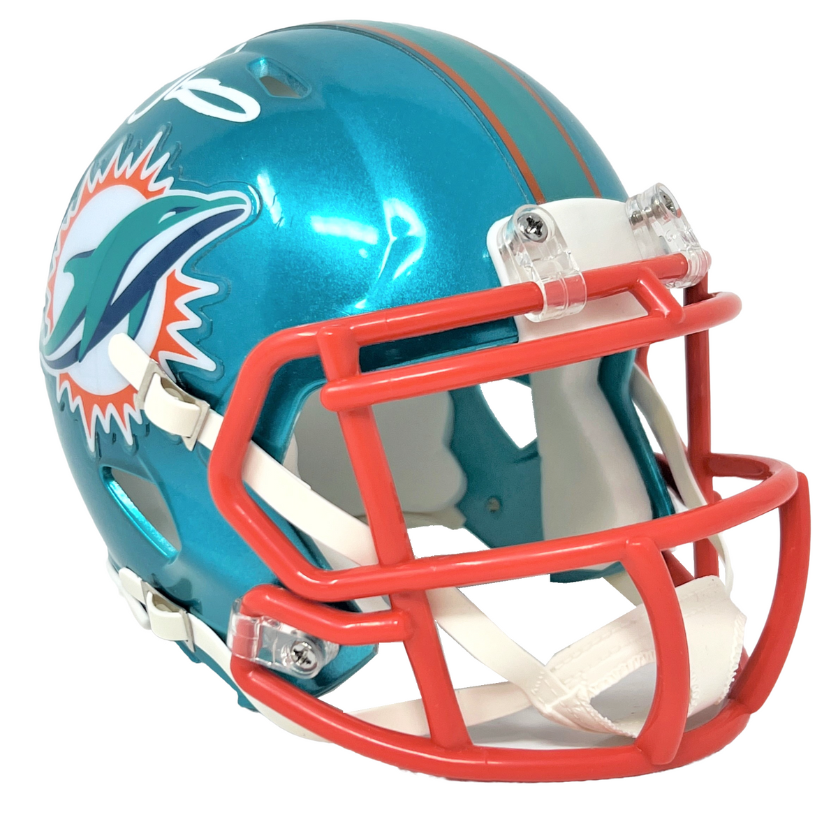 Tyreek Hill Miami Dolphins Signed Riddell Flash Mini Helmet Beckett BAS  Witness