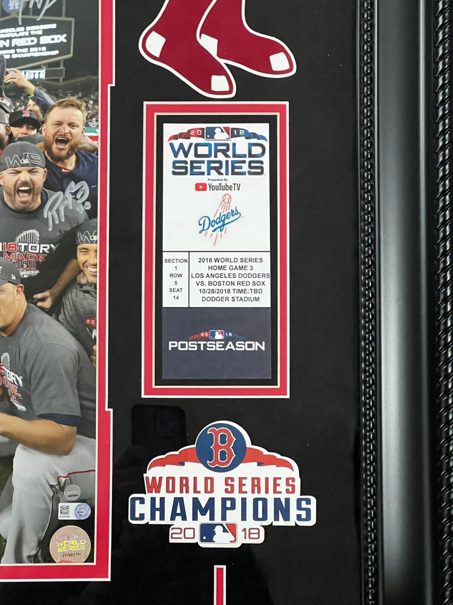 Boston Red Sox 2018 World Champions Team Signed 16x20 Framed Photo MLB –  Diamond Legends Online