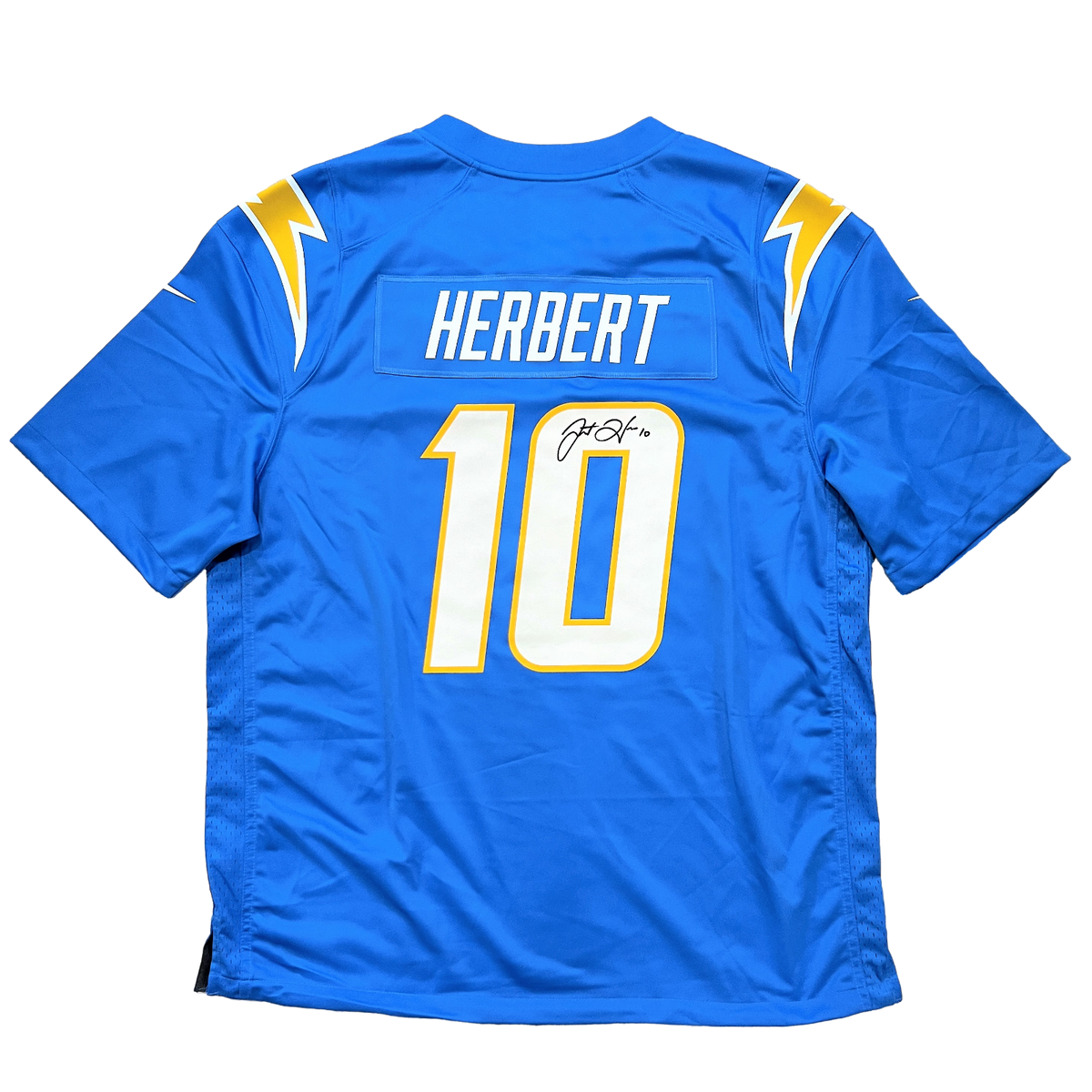 Justin Herbert Los Angeles Chargers Signed Nike Powder Blue Game Jerse –  Diamond Legends Online