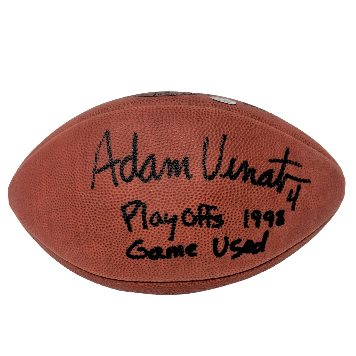 Adam Vinatieri New England Patriots Signed 1998 Playoffs Game Used Foo –  Diamond Legends Online