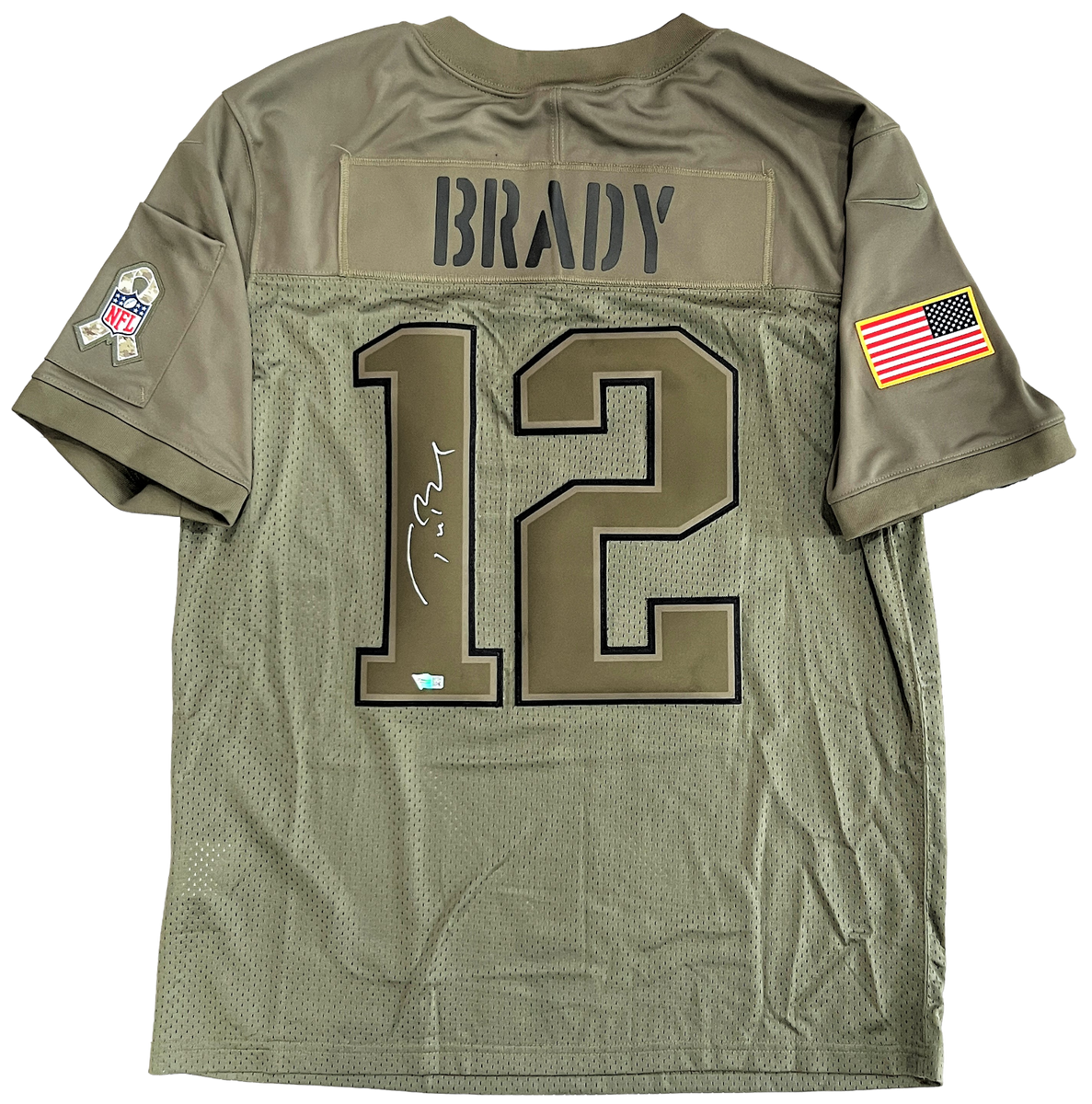 Tom brady salute to top service jersey