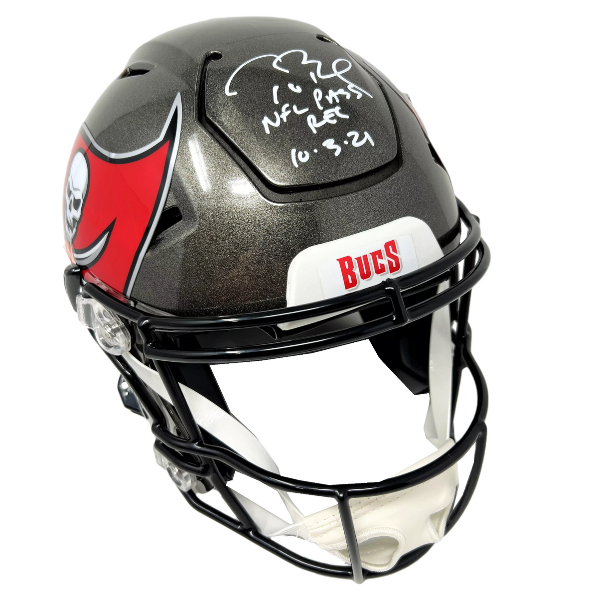 Tom Brady Autographed Tampa Buccaneers Speedflex Authentic Helmet