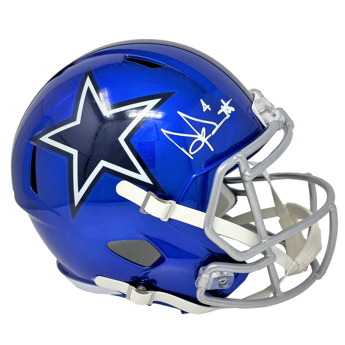 Dak Prescott Dallas Cowboys Signed Full Size Flash Speed Replica Helme –  Diamond Legends Online