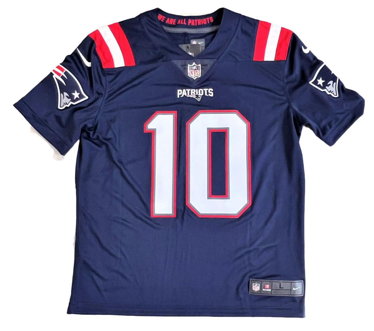 Mac Jones New England Patriots Signed Navy Home Nike Limited Jersey BA –  Diamond Legends Online