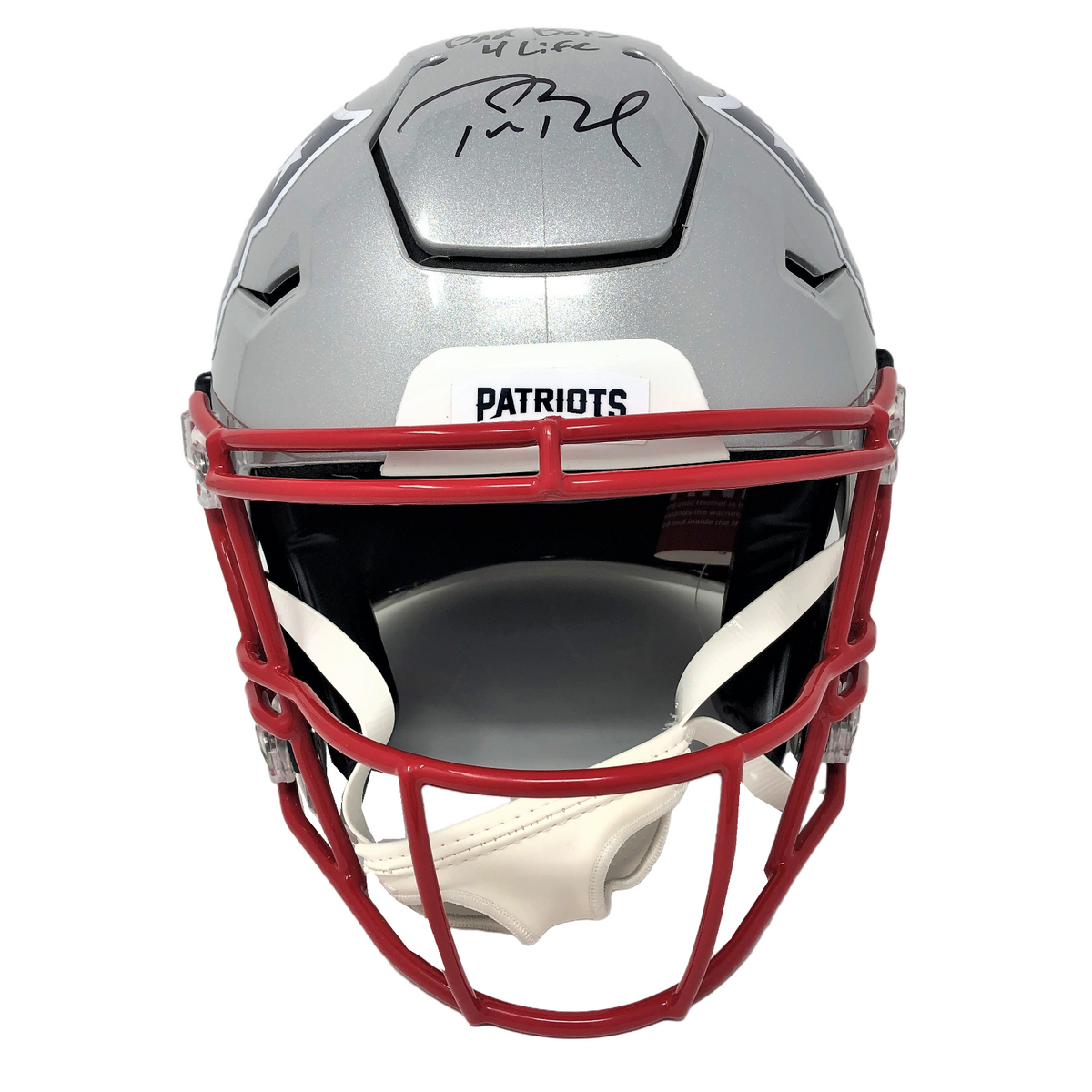 Tom Brady / Rob Gronkowski Dual Signed Patriots Red Blaze Helmet COA  Tristar - Inscriptagraphs Memorabilia - Inscriptagraphs Memorabilia