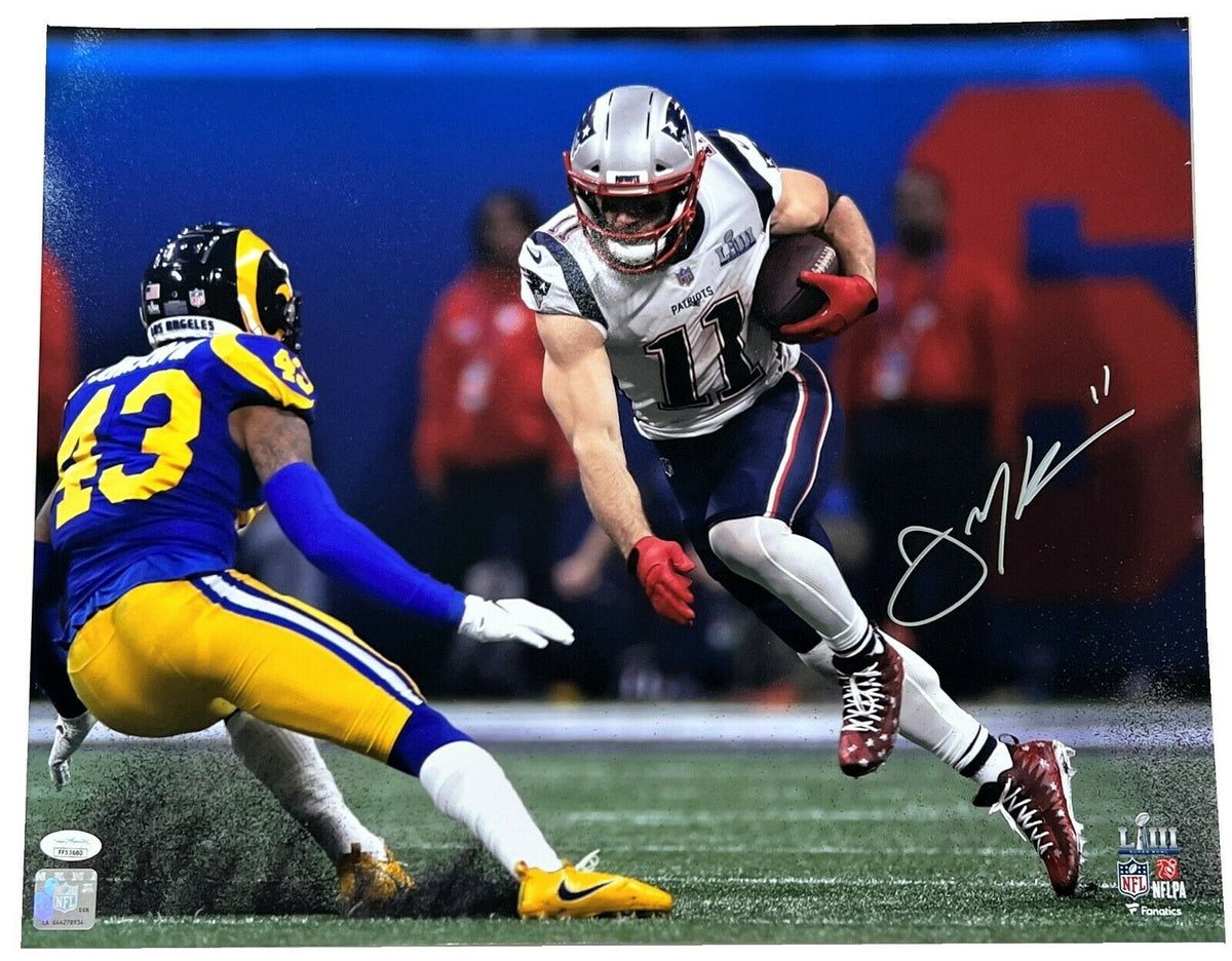 Official New England Patriots Julian Edelman Collectibles, Julian Edelman  Autographed Merchandise, Patriots Memorabilia