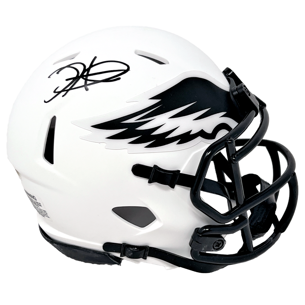 Jalen Hurts Autographed Philadelphia Eagles Lunar Signed Mini Helmet PSA  DNA COA