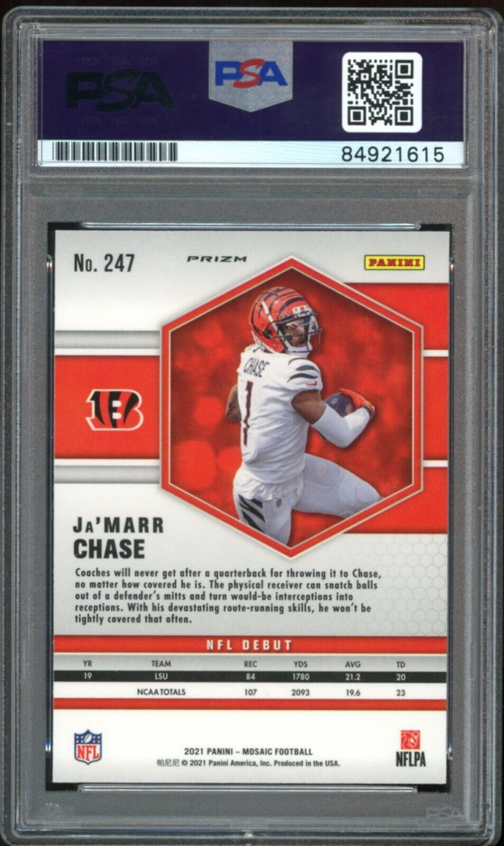  2021 Panini Mosaic Parallel Reactive Orange #247