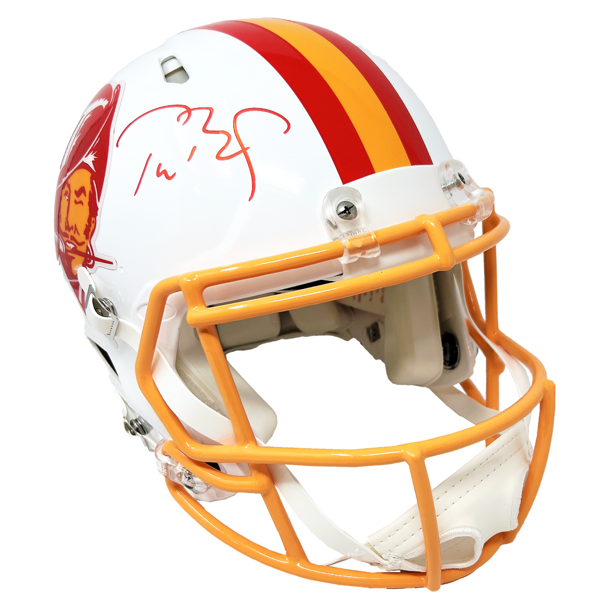 Tom Brady Autographed Tampa Bay Buccaneers Authentic Speed Full Size Helmet  - Detroit City Sports