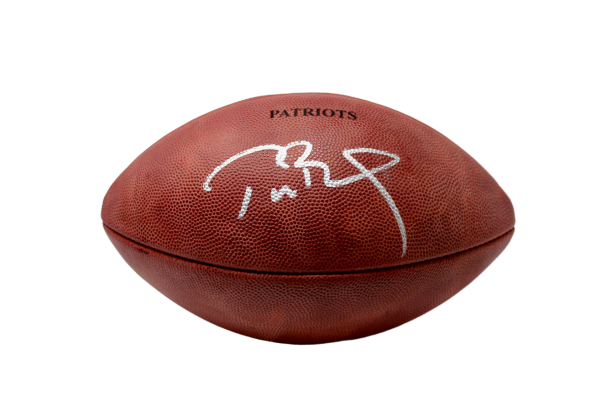 Tom Brady New England Patriots Autographed Duke Game Football