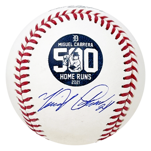 Miguel Cabrera Detroit Tigers Signed 500 HR Commemorative OML Baseball BAS