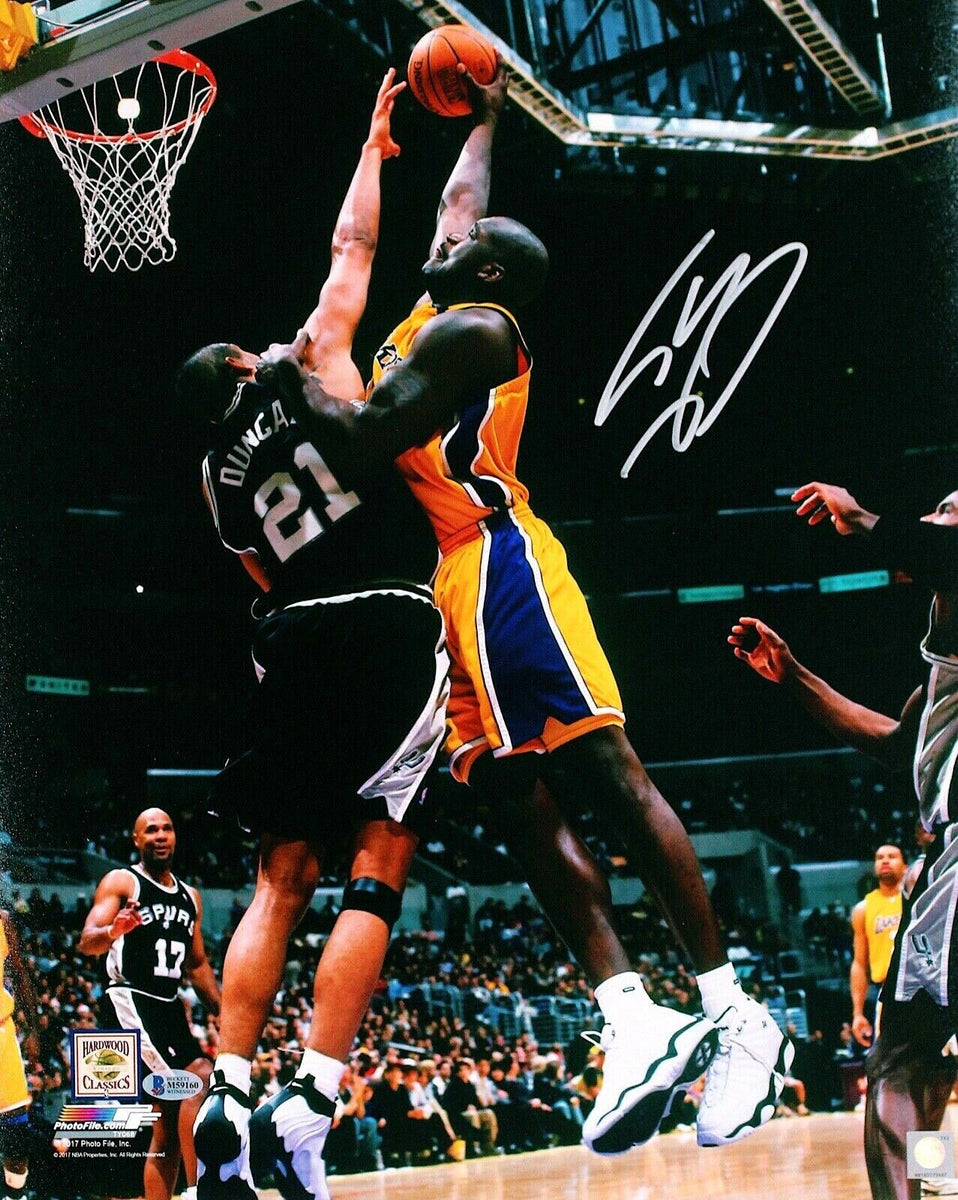Shaquille O'Neal SHAQ Celtics Lakers Magic Signed Dunk 16x20 Photo JSA –  Diamond Legends Online