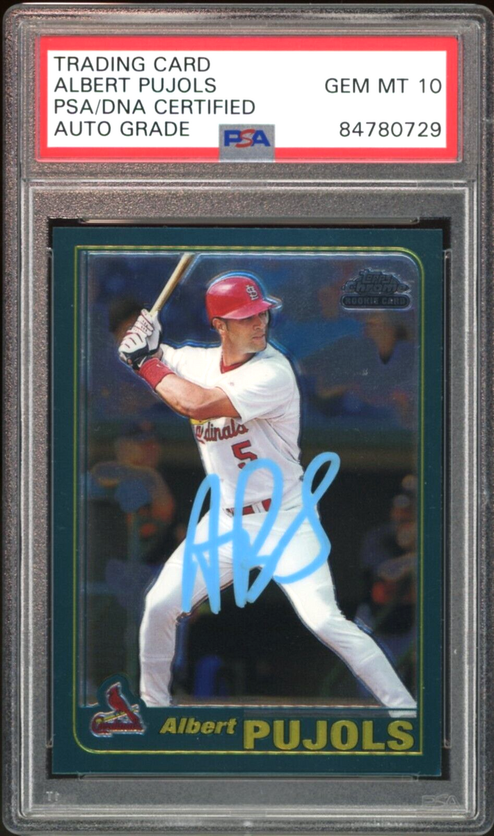 Albert Pujols 2001 Topps Traded Rookie Card #t247 (ap90) REAL RC