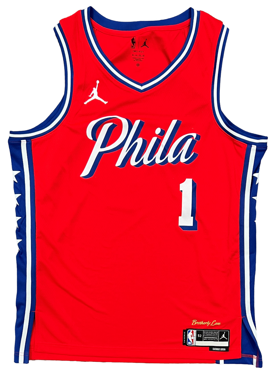 売れ筋商品|||ジョーダン Tシャツ トップス レディース Men's James Harden Red Philadelphia 76ers Statement Edition Swingman Jersey Red James Harden Statement Authentic Jersey - LA CLIPPERS TEAM STORE