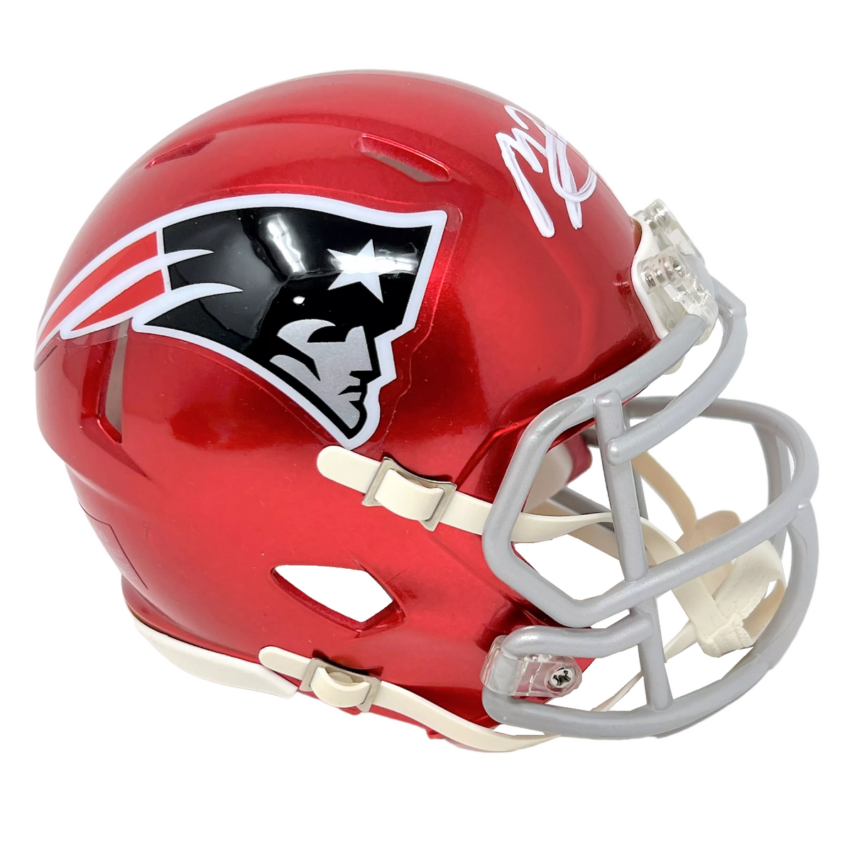 Mac Jones New England Patriots Signed Riddell Flash Mini Helmet BAS Be –  Diamond Legends Online