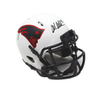 Wes Welker New England Patriots Signed Lunar Mini Helmet Pats Alumni COA