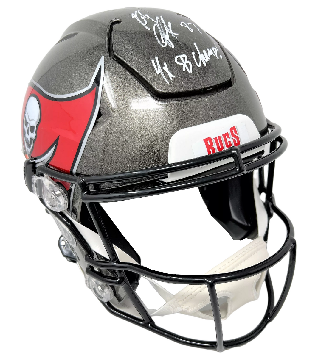 Rob Gronkowski Autographed Tampa Bay Bucs Flash Mini Helmet with SB LV  Champs - PSA/DNA