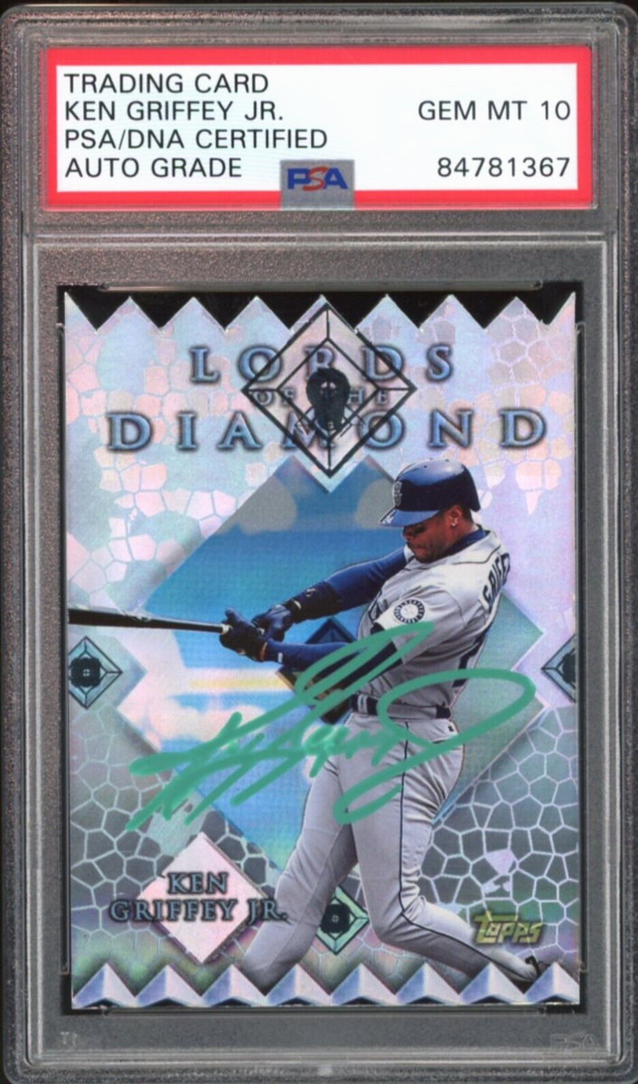 Ken Griffey Jr. 1999 Topps Chrome Lords of the Diamond Refractor #LD1 –  Piece Of The Game