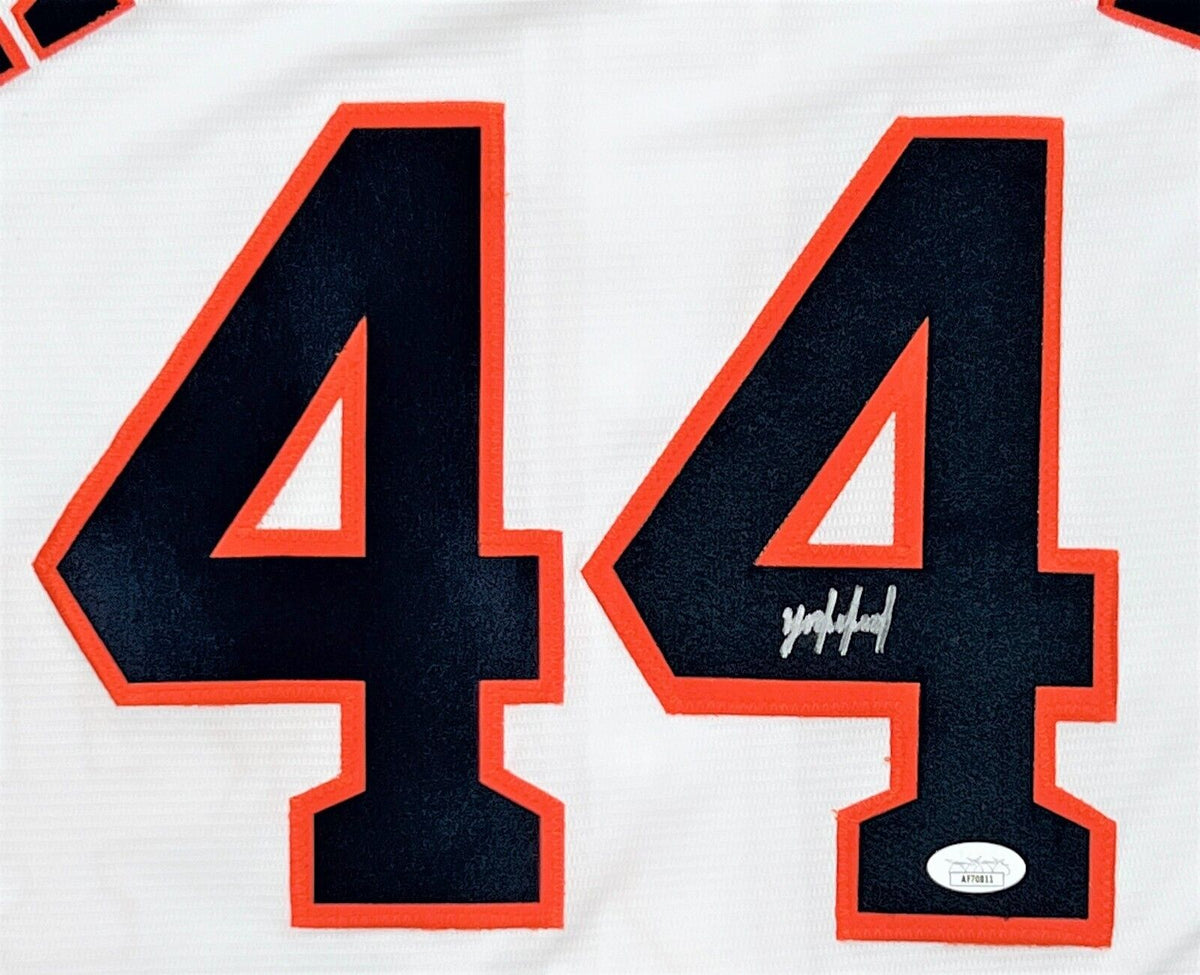 Jeremy Peña Astros Signed 22 WS Champs Inscribed Nike Replica WS Jerse –  Diamond Legends Online