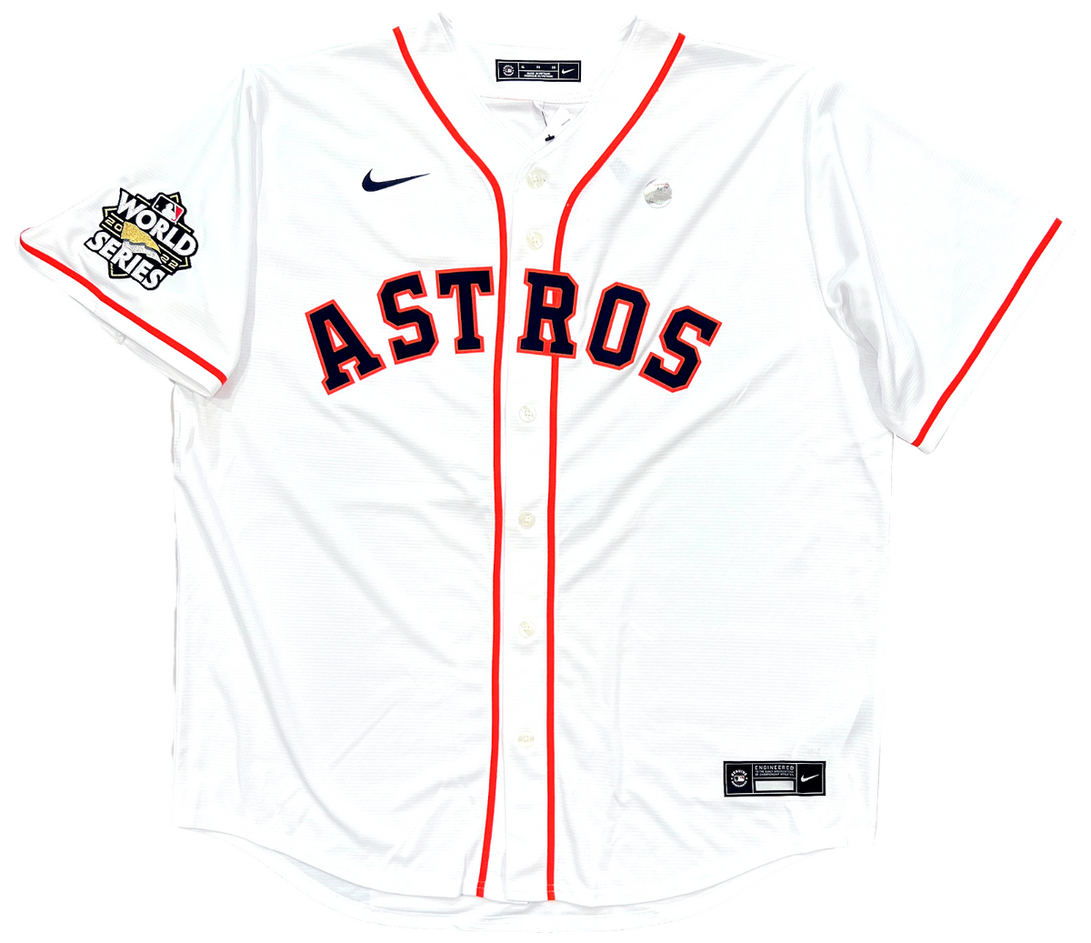 Jeremy Peña Houston Astros Signed Nike 2022 World Series Replica