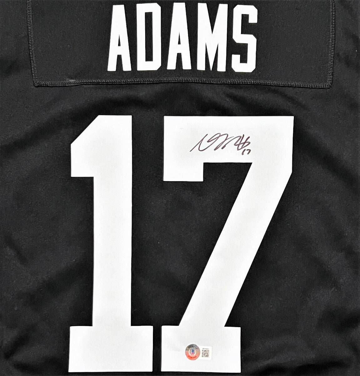 Framed Davante Adams Las Vegas Raiders Autographed Black Nike