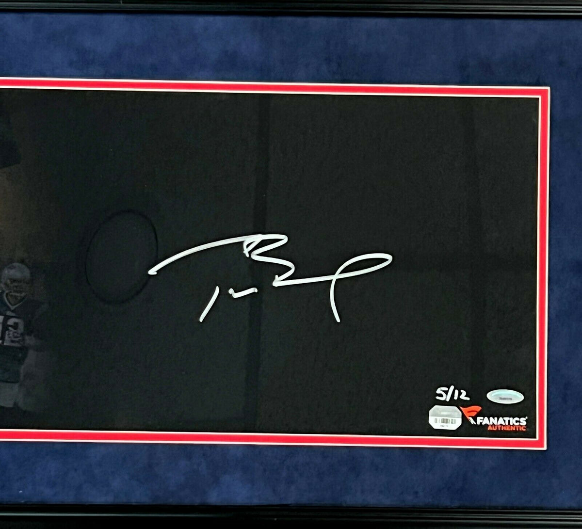 Tom Brady New England Patriots Signed LEGACY 12X36 Panoramic Photo