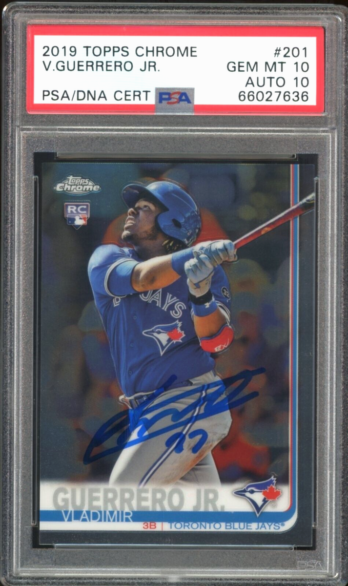  2019 Topps Chrome Baseball #201 Vladimir Guerrero Jr