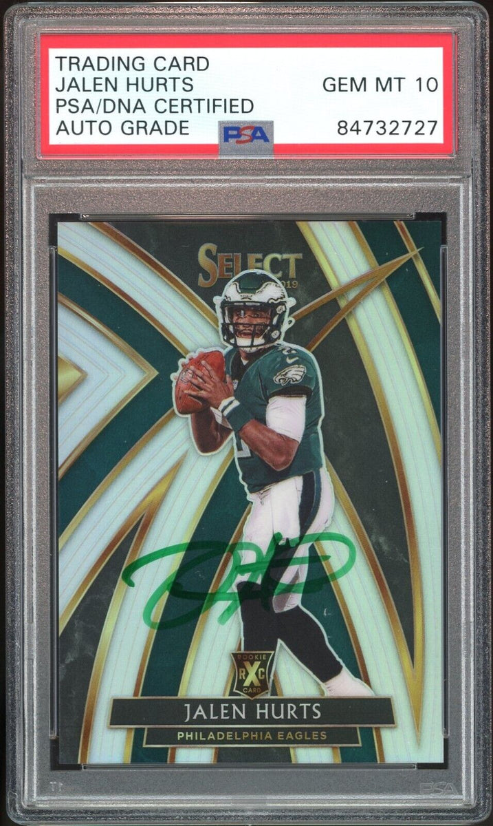 Jalen Hurts Philadelphia Eagles Autographed Framed Green Jersey - PSA/DNA  Authenticated