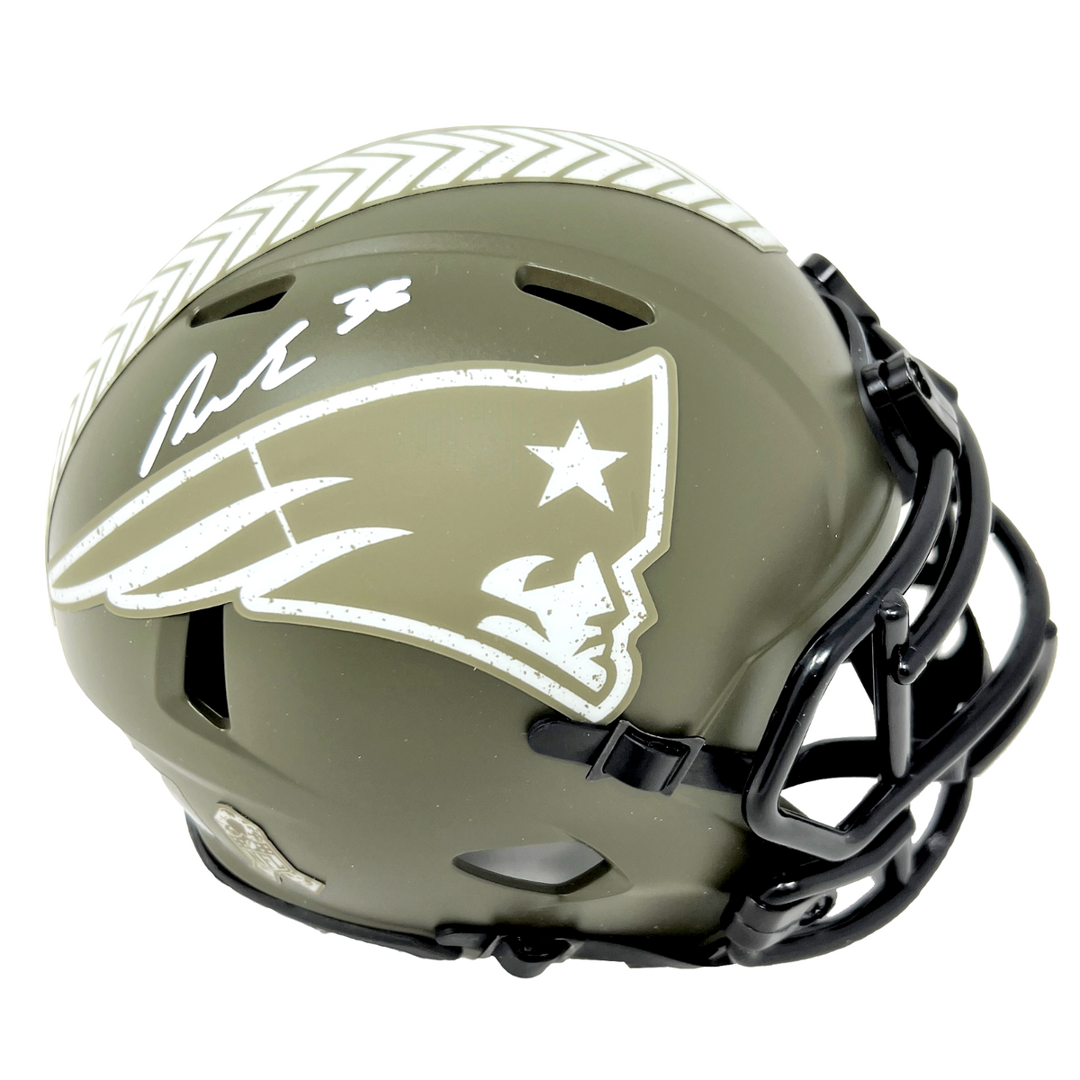 New England Patriots Riddell Salute To Service Mini Helmet, 56% OFF