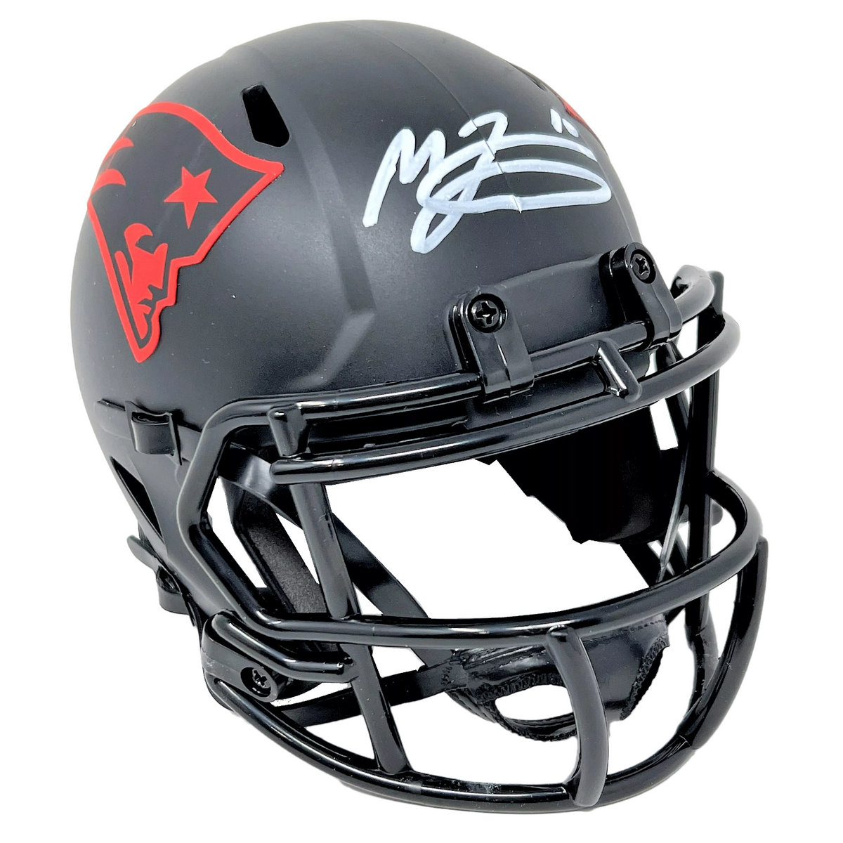 Mac Jones New England Patriots Signed Riddell Eclipse Mini Helmet Beck –  Diamond Legends Online