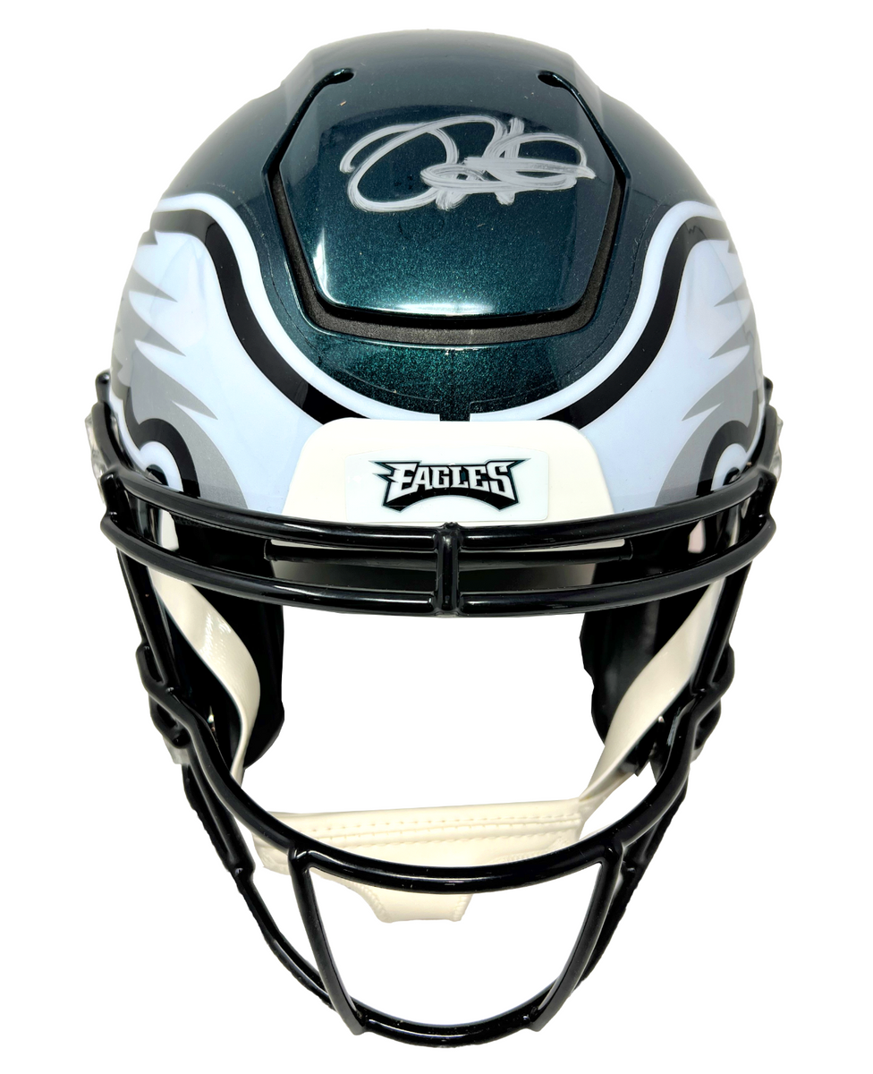 eagles football helmet pumpkin Jalen Hurts Philadelphia Eagles Signed Authentic SpeedFlex Helmet PSA – Diamond Legends Online